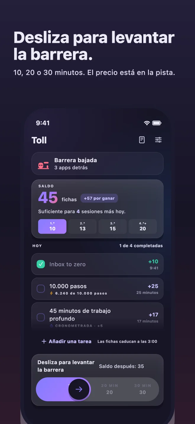 Levantar la barrera